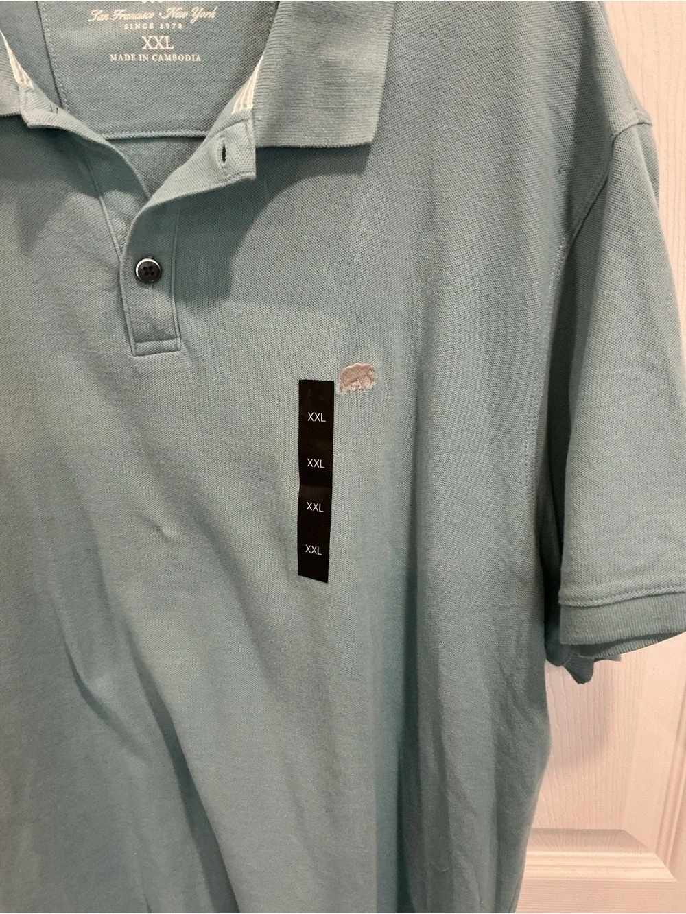 Banana Republic Men's Short-Sleeve Polo in Seafoam